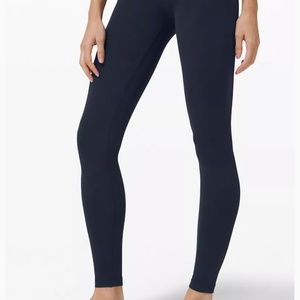 Lululemon Wunder under leggings in black 28”